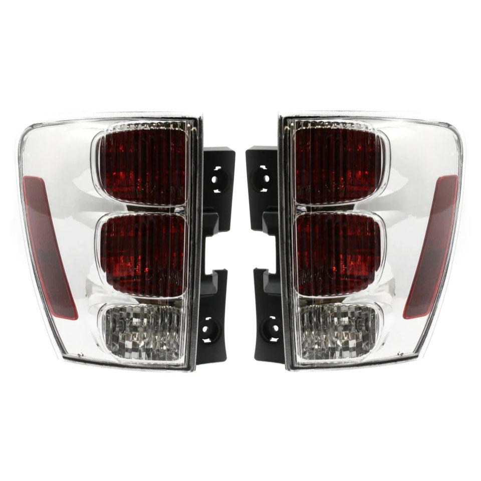 Versatile Set of 2 Tail Light For 05-2009 Chevrolet Equinox LS LH & RH w/ Bulb(s)