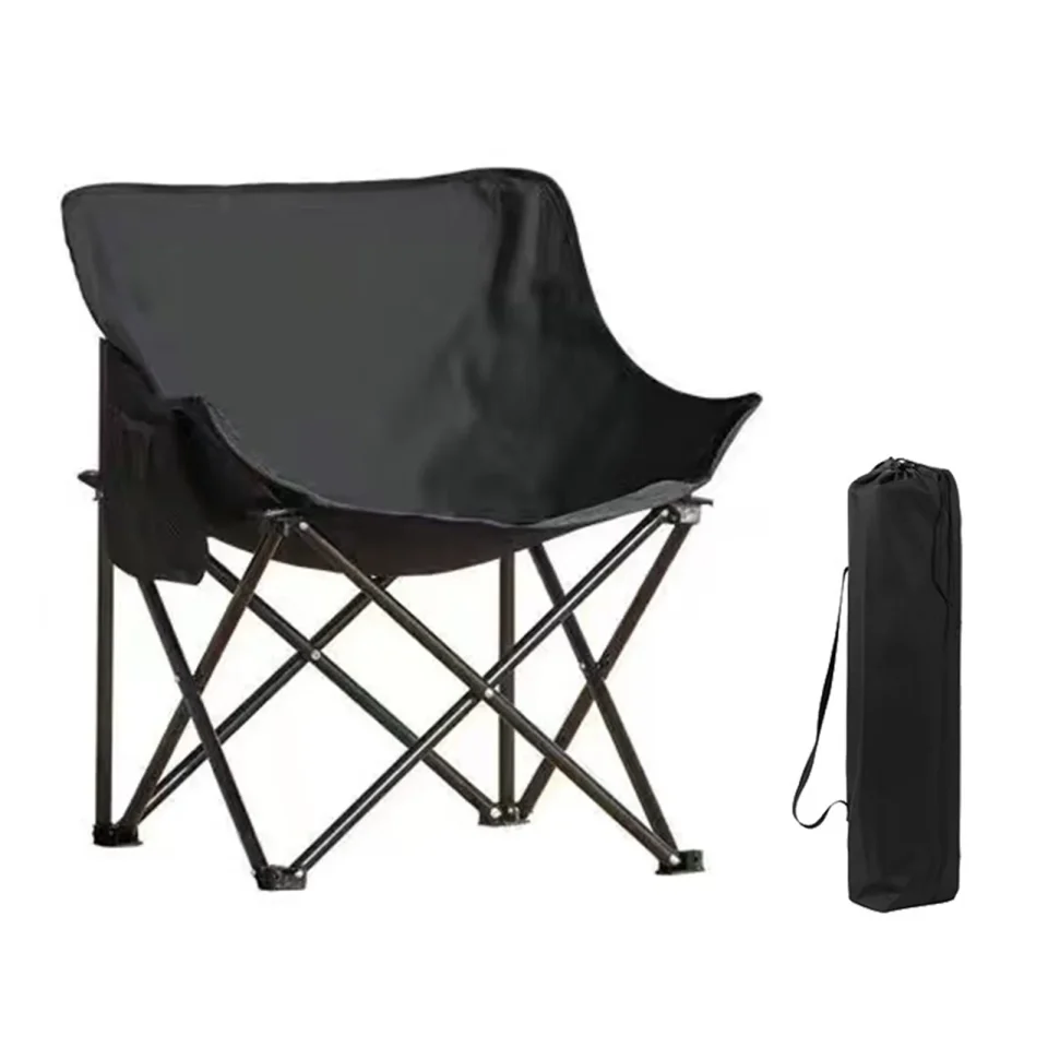 Thickened Baking Originalsourcing Extra-Wide Spacious and Durable Folding Moon Chair with Tear-Resistant Oxford Fabric