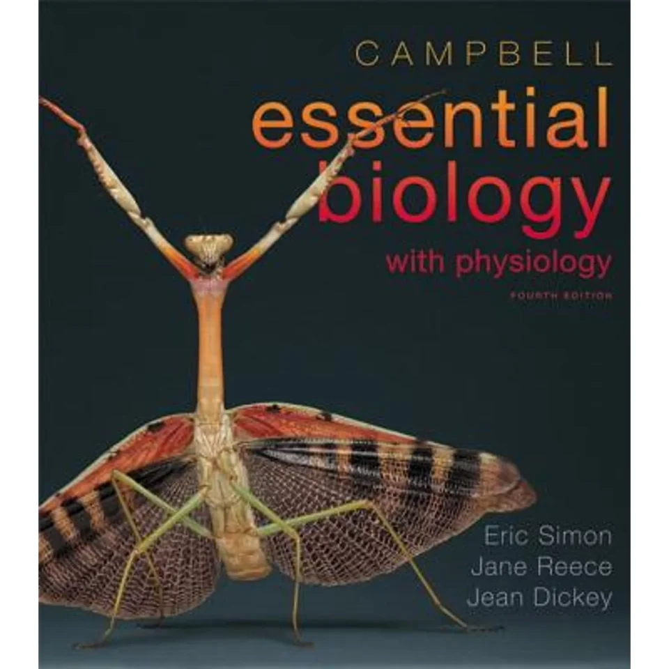 Glossy Pre-Owned Campbell Essential Biology with Physiology Paperback Eric J. Simon, Jean L. Dickey, Jane B. Reece