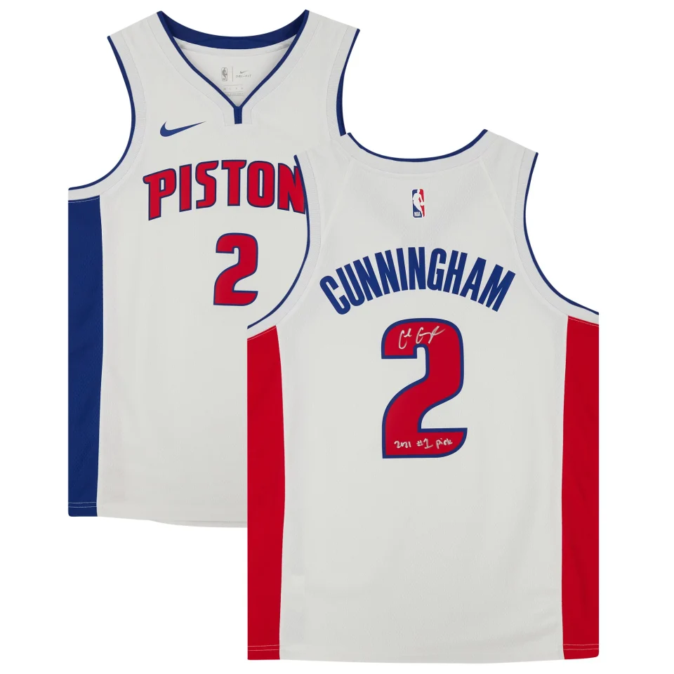 Durable Cade Cunningham Detroit Pistons Autographed White Association Swingman Jersey with 2021 #1 Draft Pick Inscription - Fanatics Authentic Certified