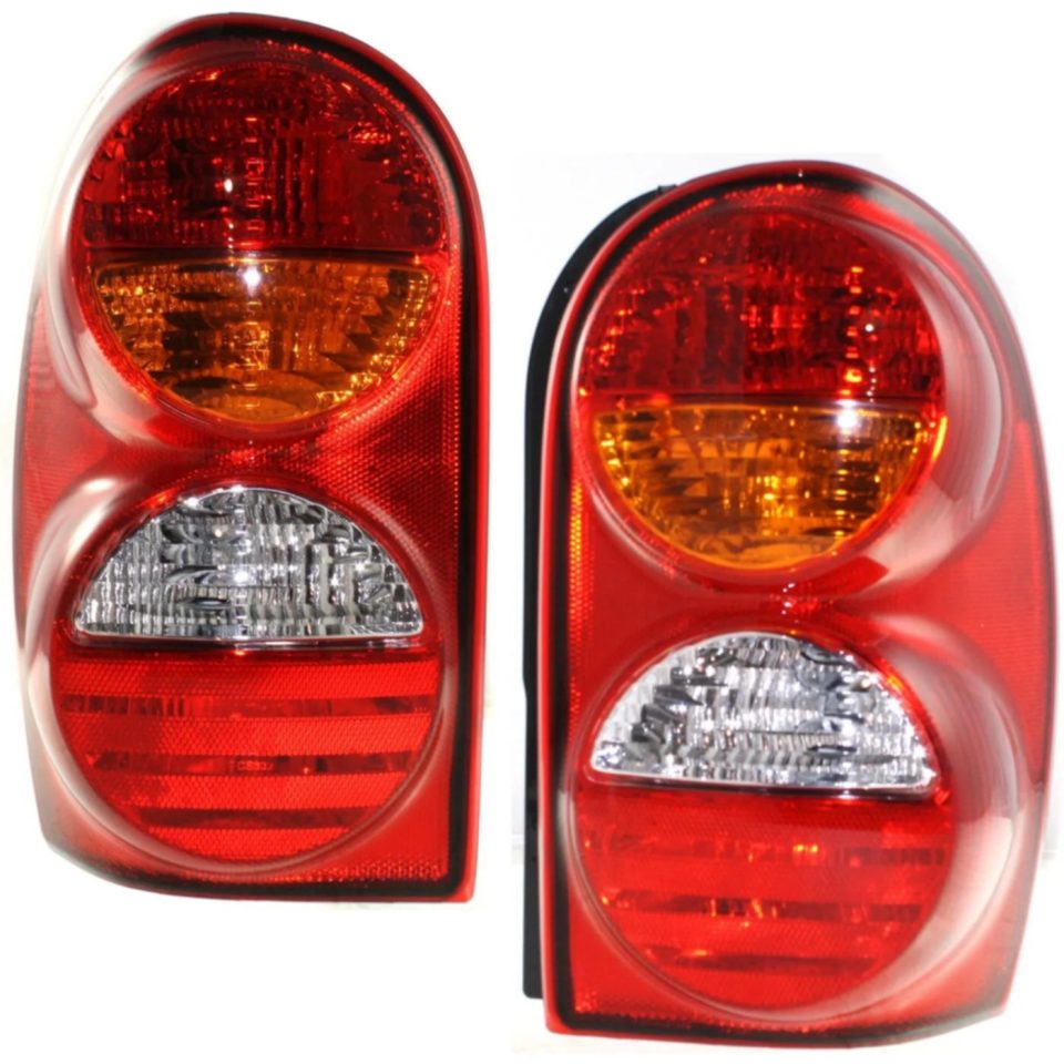 Upgraded Set of 2 Tail Light For 2002-2004 Jeep Liberty Sport LH & RH w/ Bulb(s)