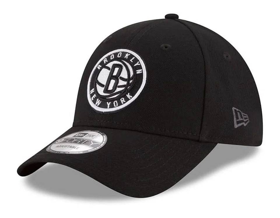 Cast Iron Top-Rated New Era NBA 9Forty Brooklyn Nets Cap - Black