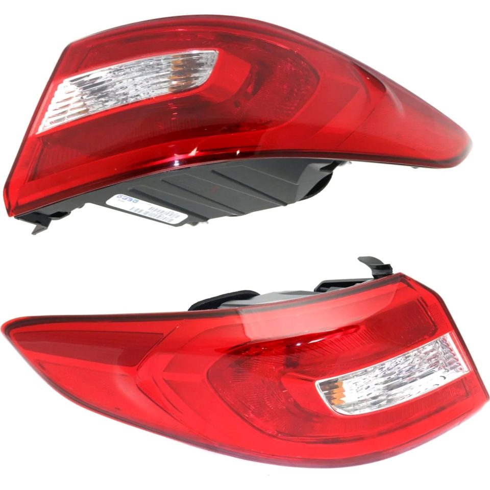 Pure Tail Light For 2015-2017 Hyundai Sonata Set of 2 LH and RH Outer CAPA
