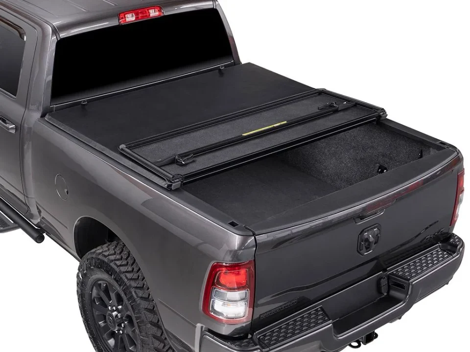 Core Thickened Tonno Pro by RealTruck Hard Fold, Hard Folding Truck Bed Tonneau Cover | HF-552 | Compatible with 2007 - 2013 Toyota Tundra (includes track sys. clamp kit) 6' 7 Bed (78.7)