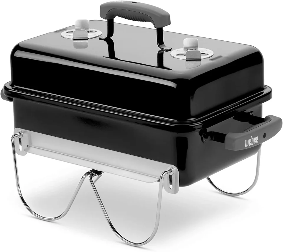 Ultimate Supreme Weber 121020 Go-Anywhere Charcoal Grill,Black,14.5 H x 21 W x 12.25 L