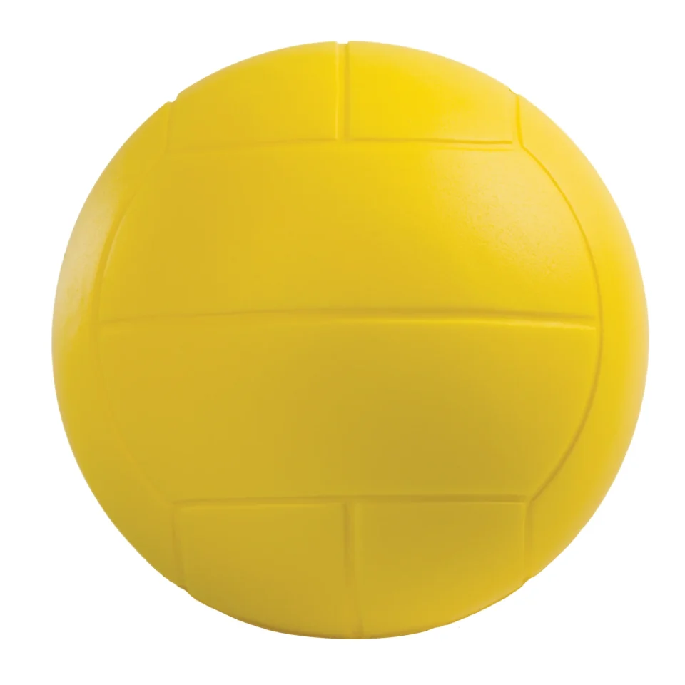 Ceramic Cooking Champion Sports Coated High Density Foam Volleyball, Yellow, Pack of 2