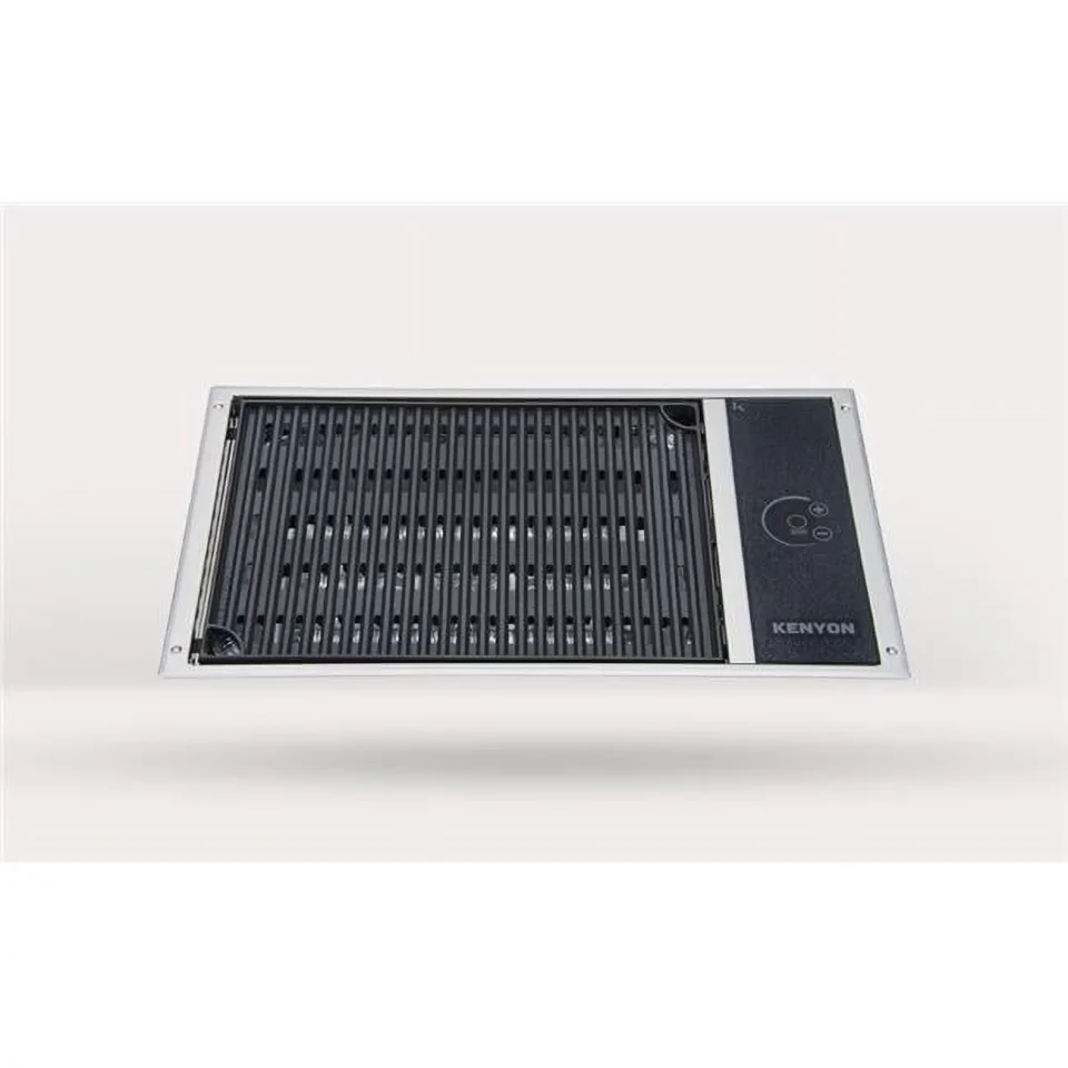 Portable 240V No Lid Configuration Electric Grill, Stainless Steel