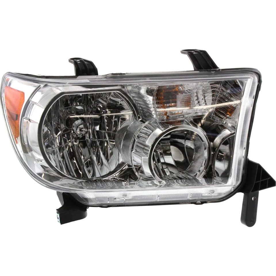 Frosted Gift-Ready Headlight For 2007-2013 Toyota Tundra 2008-2016 Sequoia Passenger Side w/ bulb