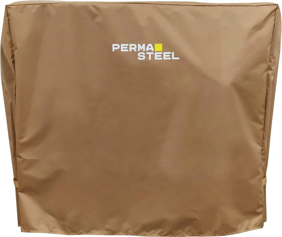 Versatile Permasteel Universal Patio Cooler Cover for 80-Quart Outdoor Patio Cooler Cart, Tan