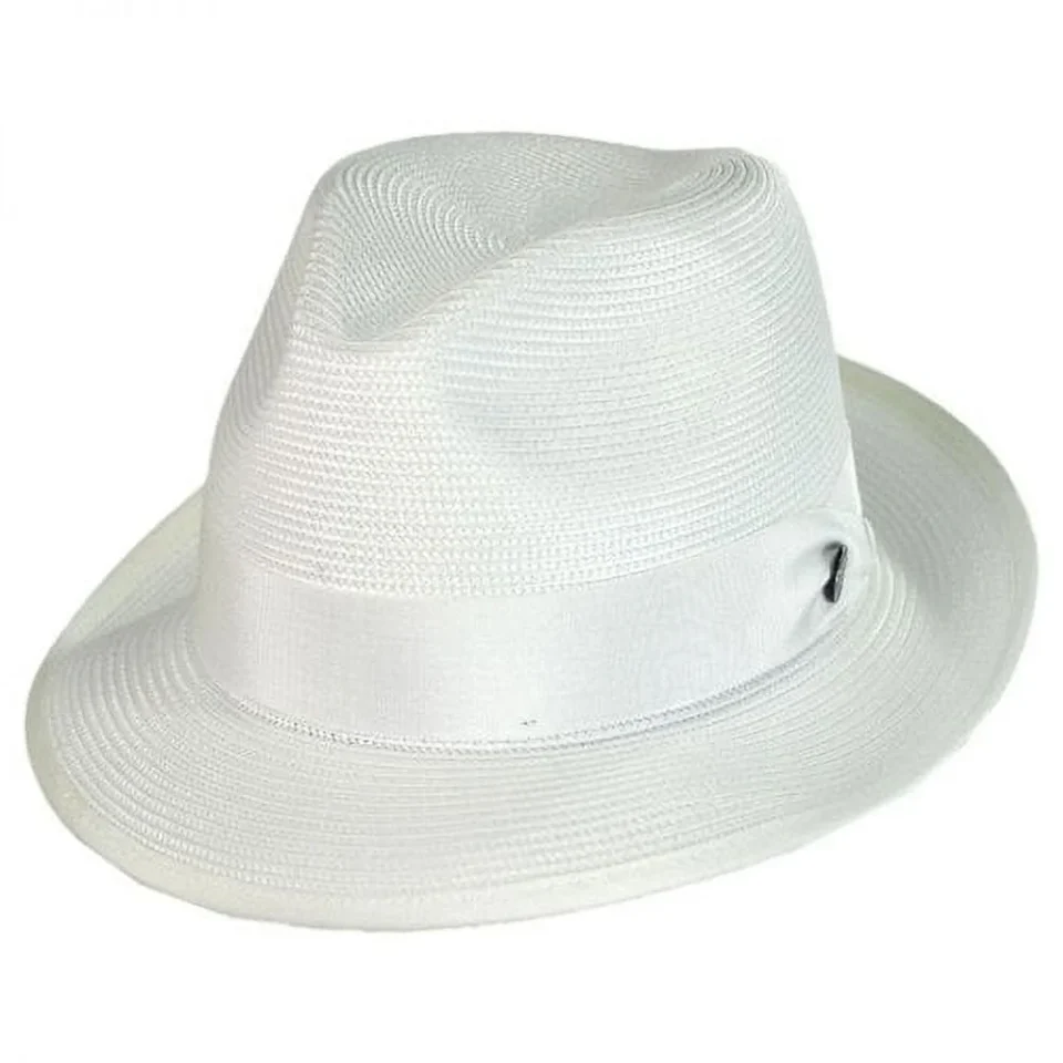 Thickened Stetson Latte Milan Fedora Hat SIZE: 7